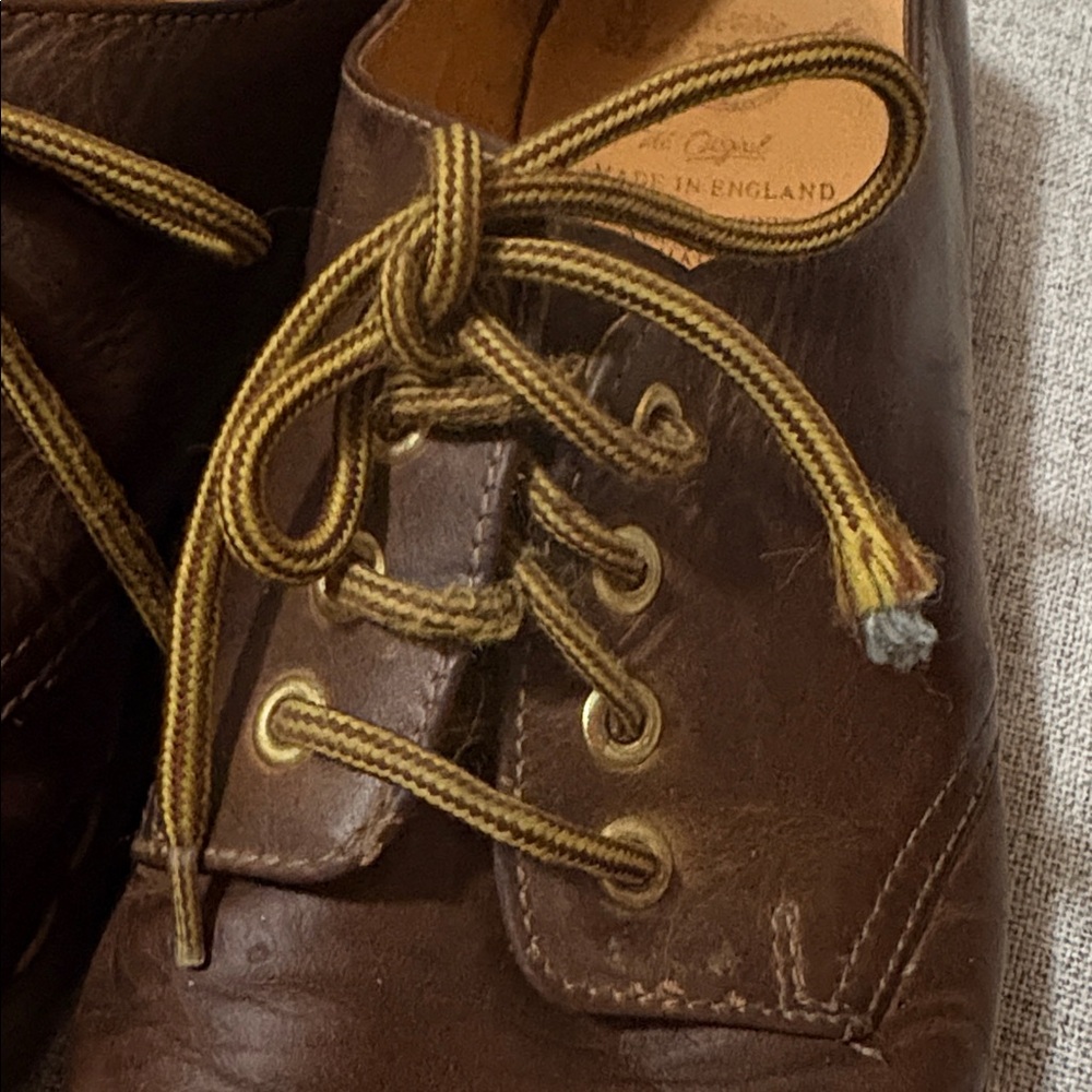 Vintage Dr. Martens 1561 Crazy Horse Leather Oxford Shoes Made in England - Picture 8 of 12